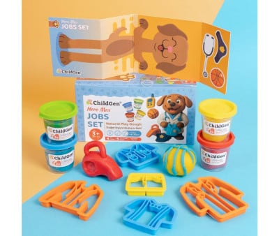Conjunto de plasticina naturais Hero Max Jobs
