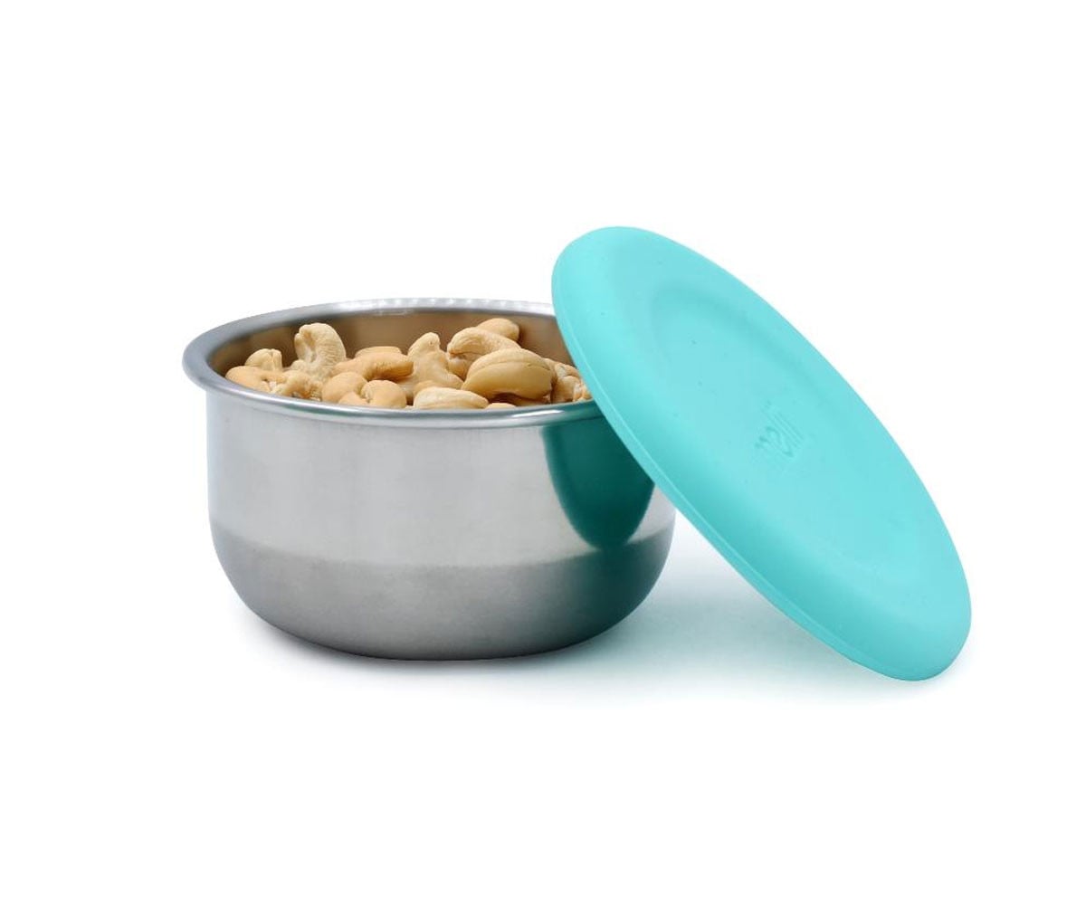 Set 3 Mini Contenitori Acciaio Inox 89ml Pastello