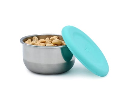 Set 3 Mini Contenitori Acciaio Inox 89ml Pastello