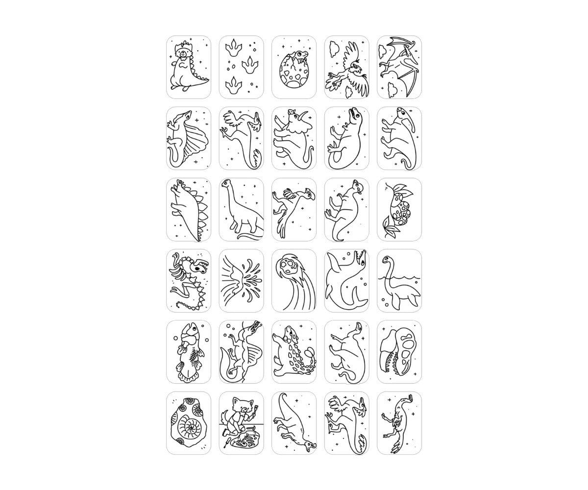 Recharges pour KidyDraw Mini Galaxie et Dinosaures