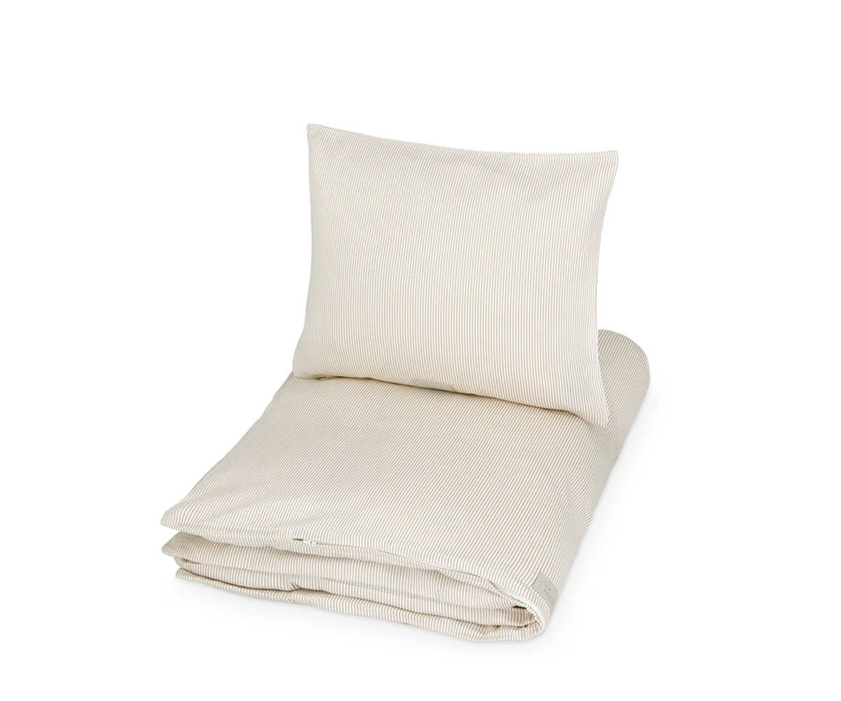 Housse de Couette Classic Stripes Camel 140x200 cm