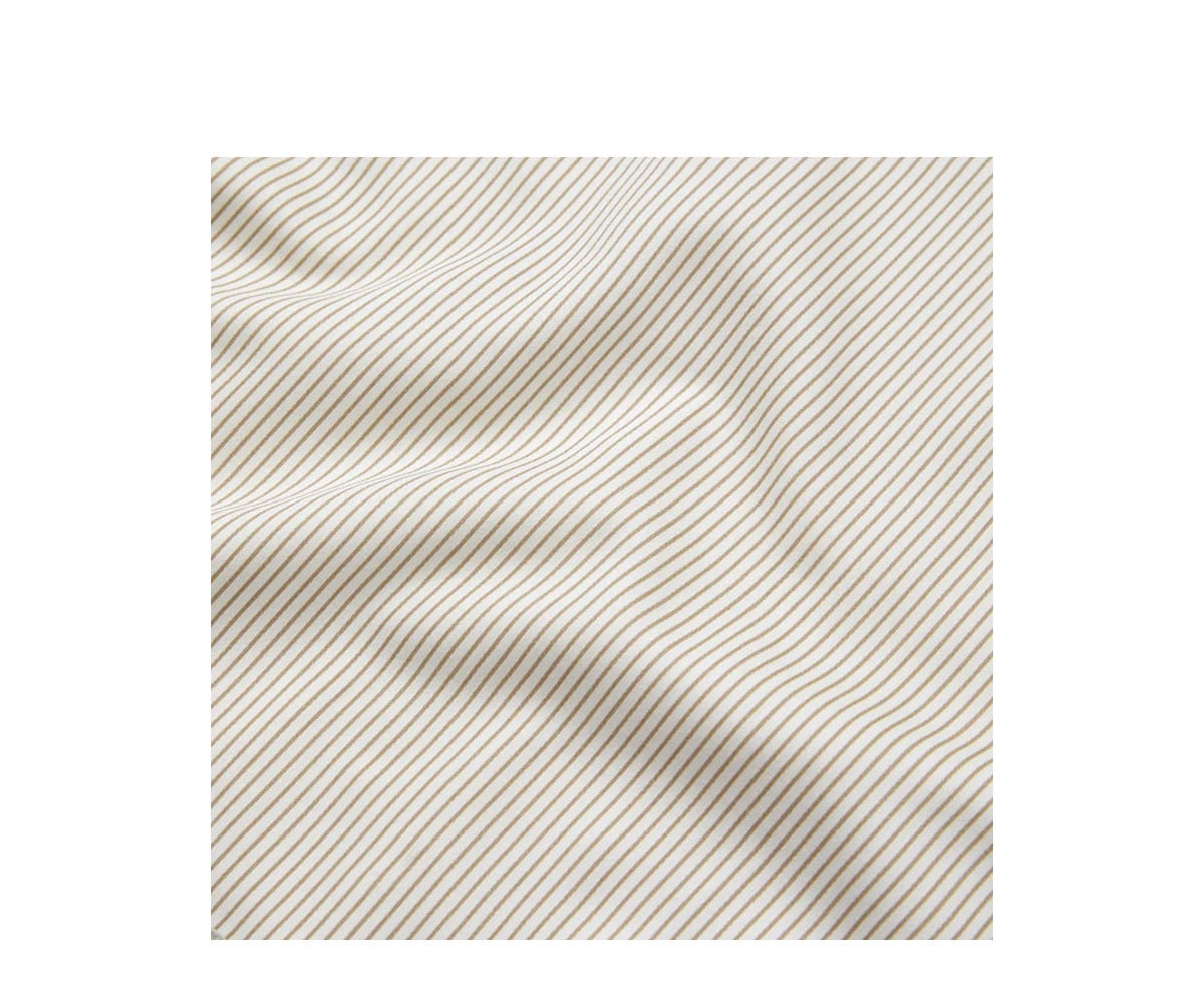 Housse de Couette Classic Stripes Camel 140x200 cm