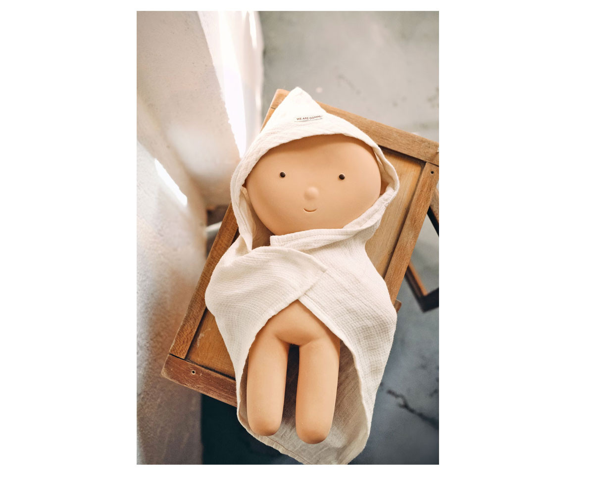 Telo Bagno Bambole Gommu Cream
