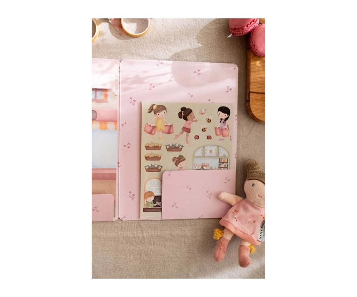 Libro de Pegatinas de Compras con Rosa