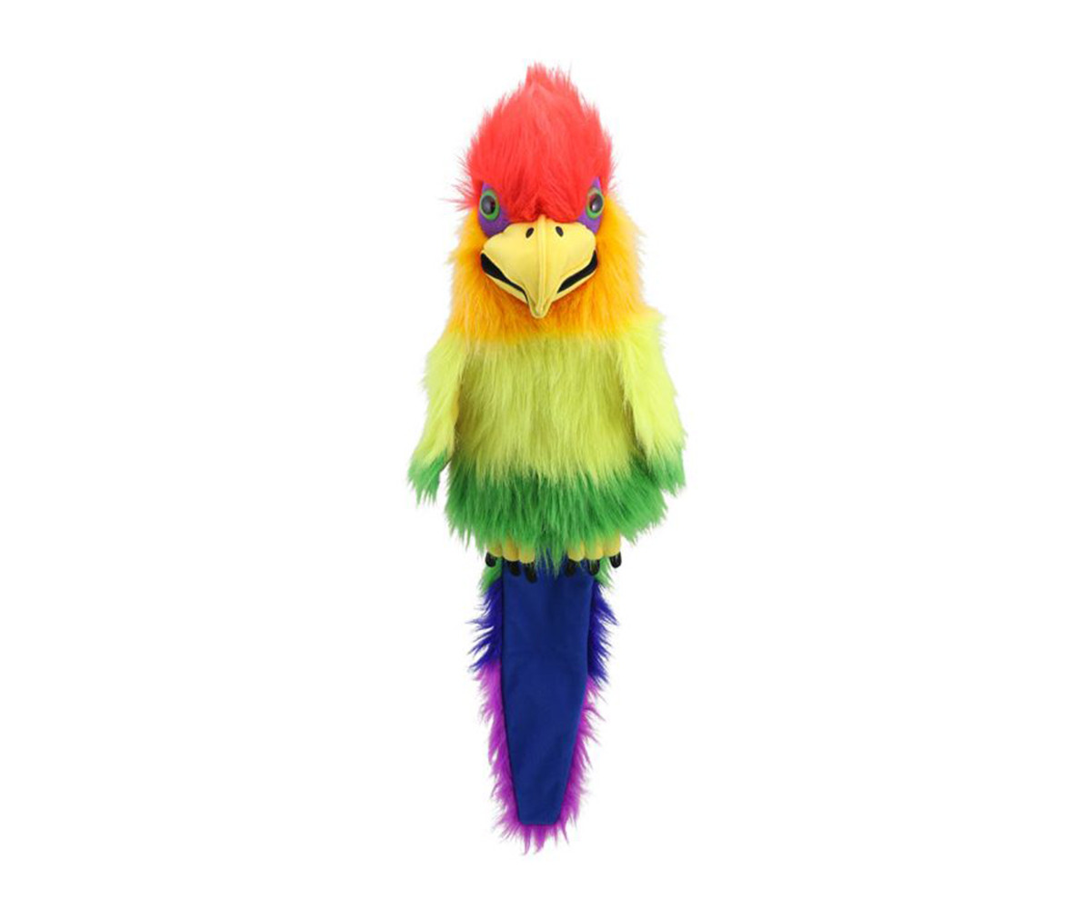 Grande Marionetta da Mano Uccello Rainbow