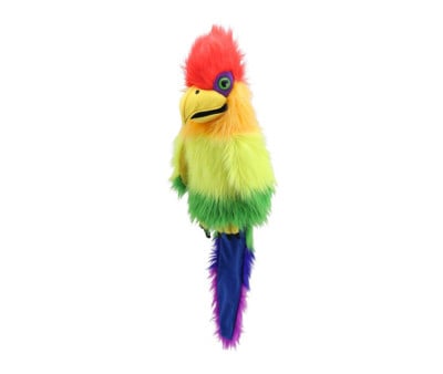 Grande Marionetta da Mano Uccello Rainbow