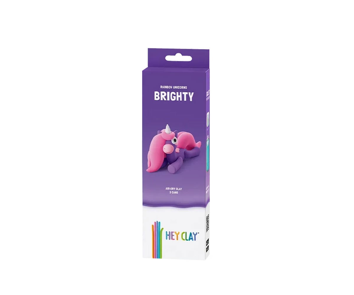 Plasticina interativa Brighty Unicorn (3 cores)