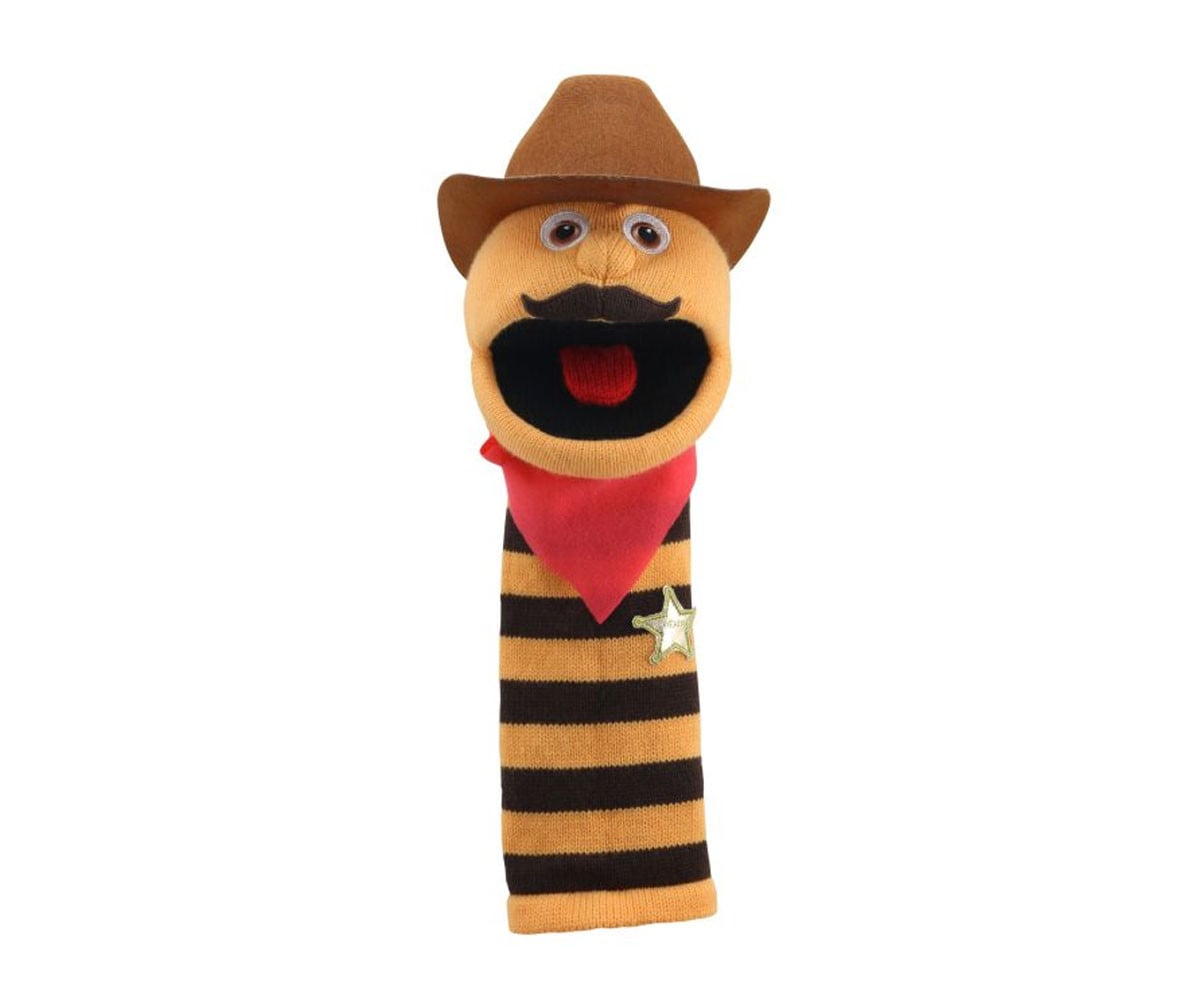 Sockettes Eco Glove Puppet Cowboy