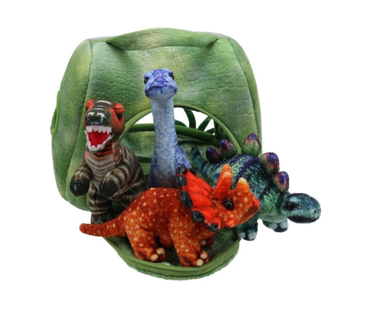 Finger Puppet Case Dinosaurs