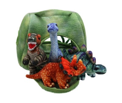 Finger Puppet Case Dinosaurs