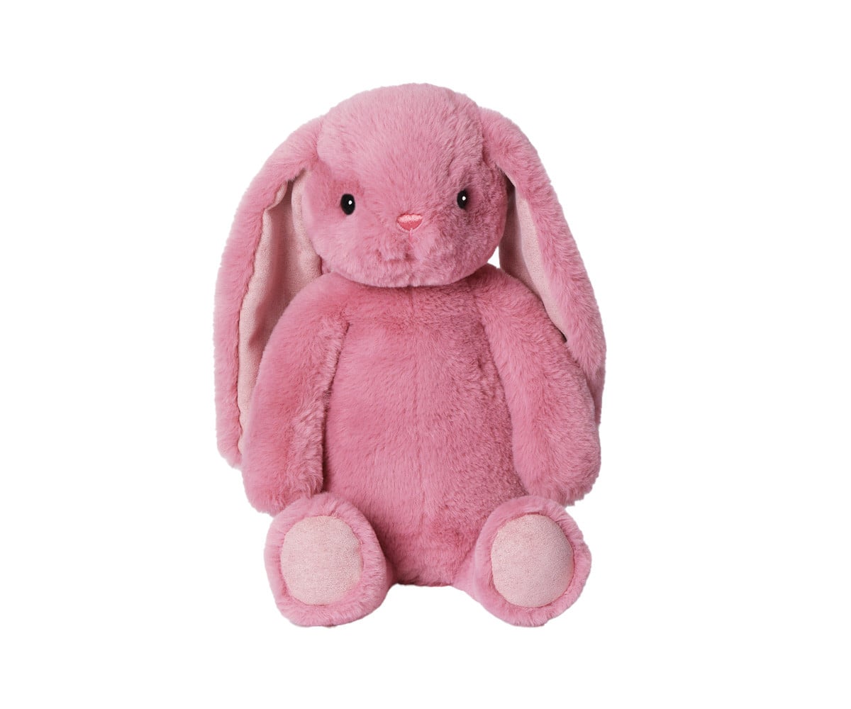 Lapin en Peluche Bellflower Pink Smiling Leveret Personnalisable avec Sachet Lavande