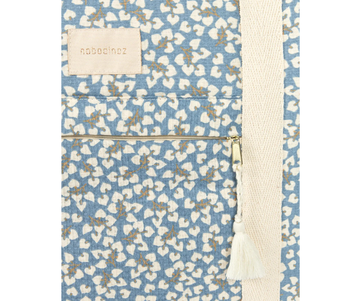 Mala de maternidade impermeável Opera Yumiko Blue