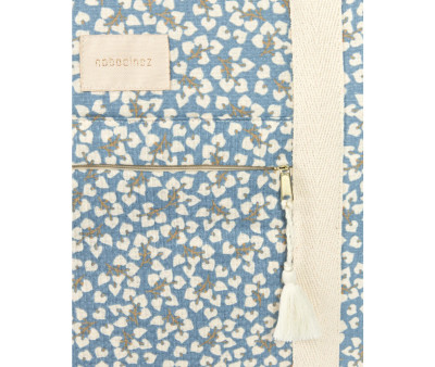 Mala de maternidade impermeável Opera Yumiko Blue