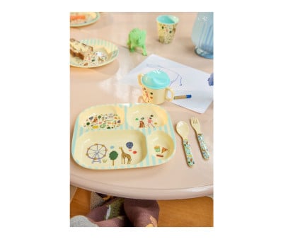 Set de Vaisselle Enfant 4 Pièces Foire
