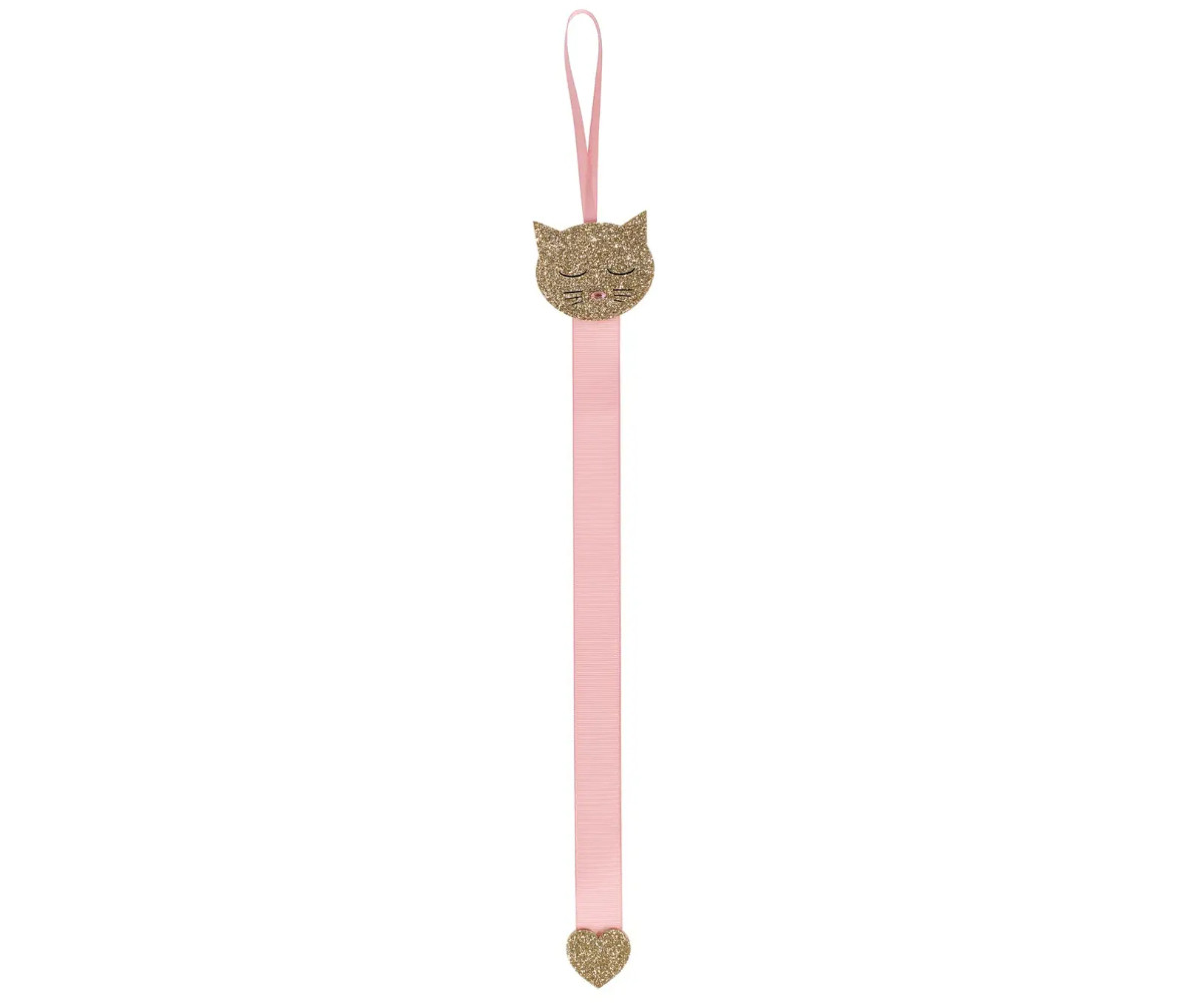 Colgador de Clips Glitter Cat