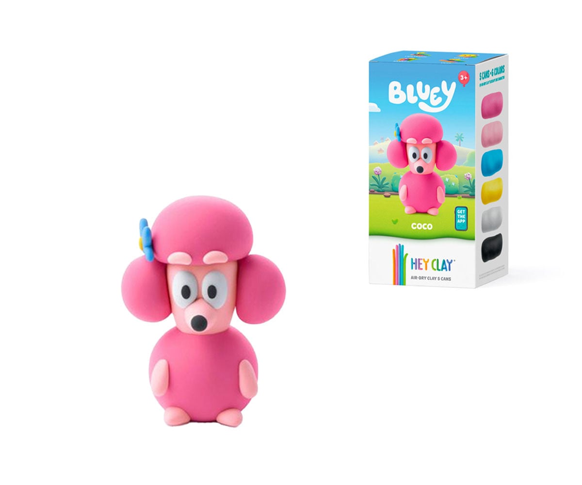 Pâte à Modeler Interactive Bluey Coco (5 couleurs)