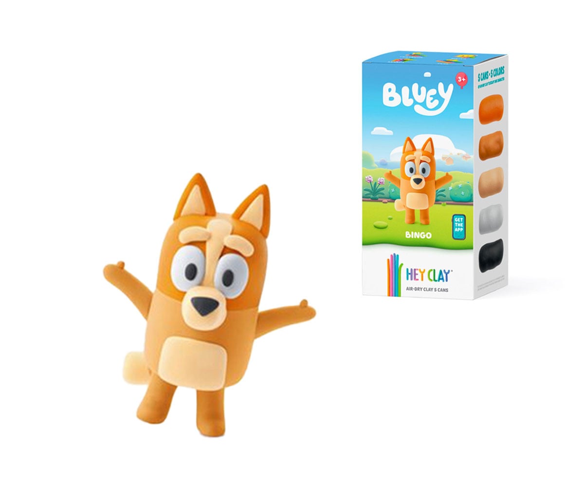 Plastilina Interattiva Bluey Bingo (5 vasetti)