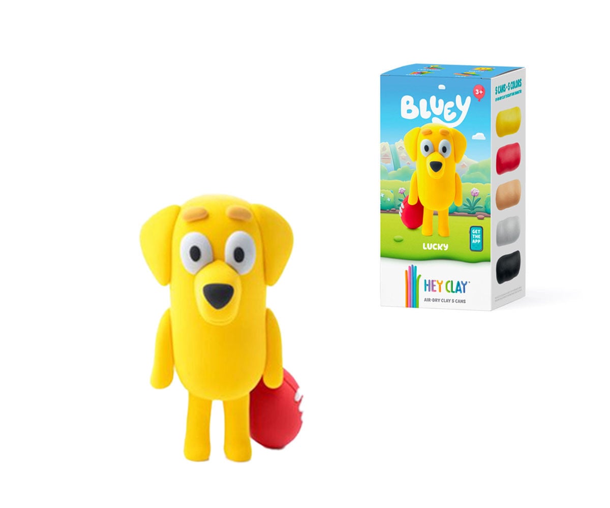 Plastilina Interattiva Bluey Lucky (5 vasetti)