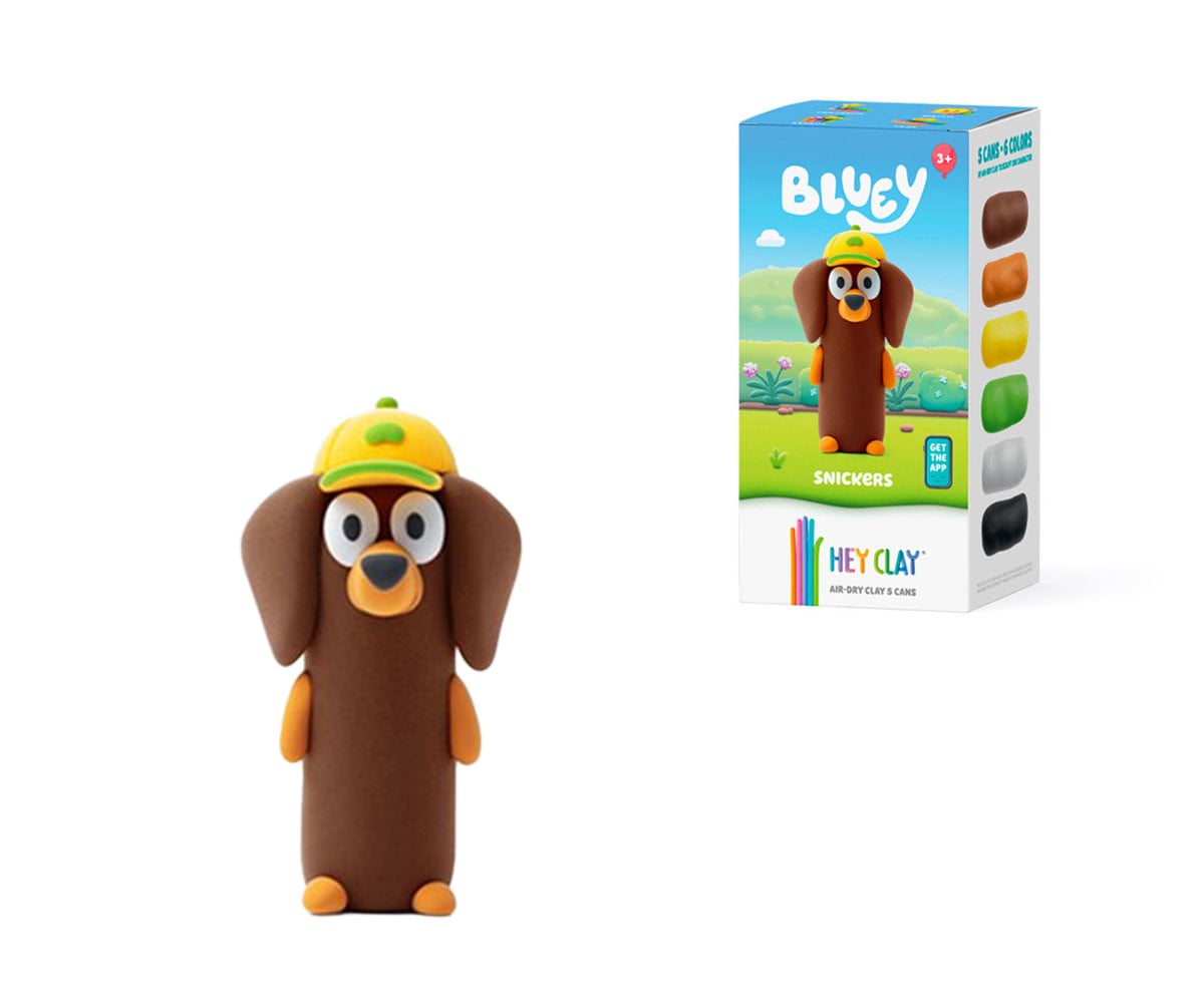 Plastilina Interattiva Bluey Snickers (5 vasetti)