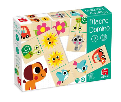 Wooden Domino Animals and Objects