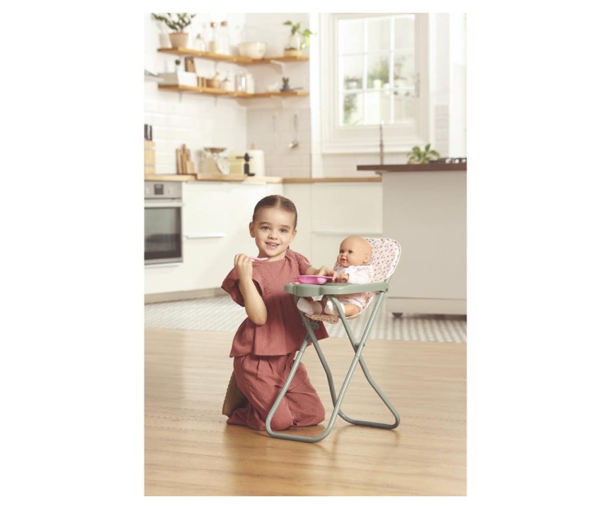 Chaise Haute Amanda pour Poupées avec Plateau