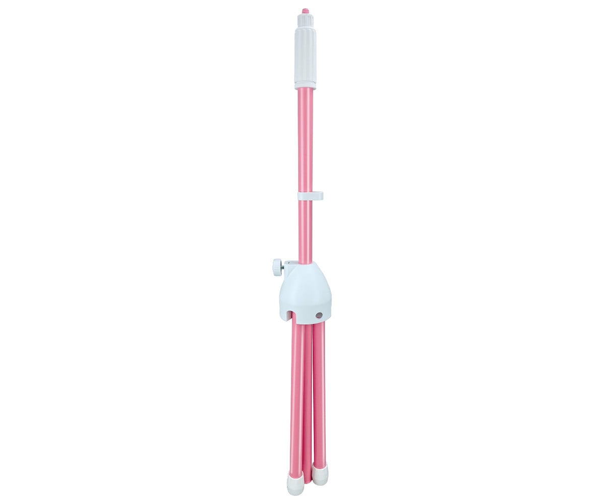 Suporte de microfone rosa