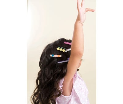 3 Barrettes Lemon