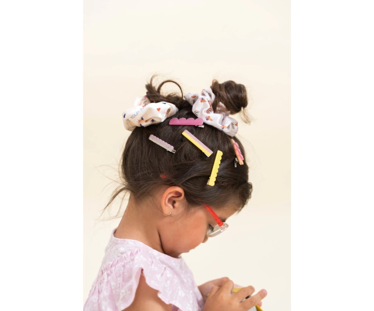 3 Barrettes Lemon