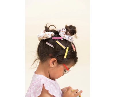 3 Barrettes Lemon