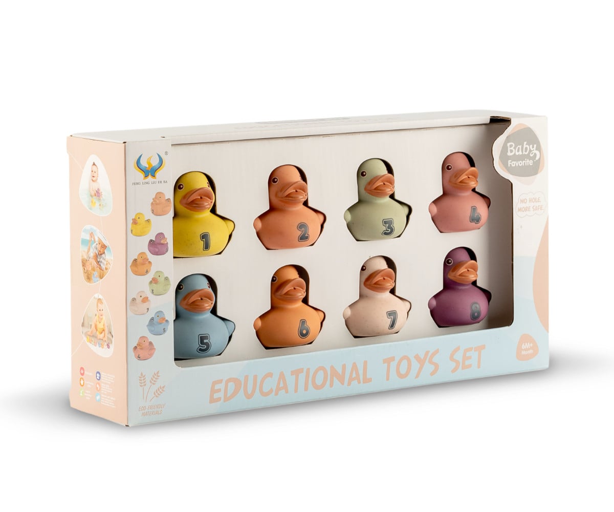 Set de Huit Canards pour le Bain