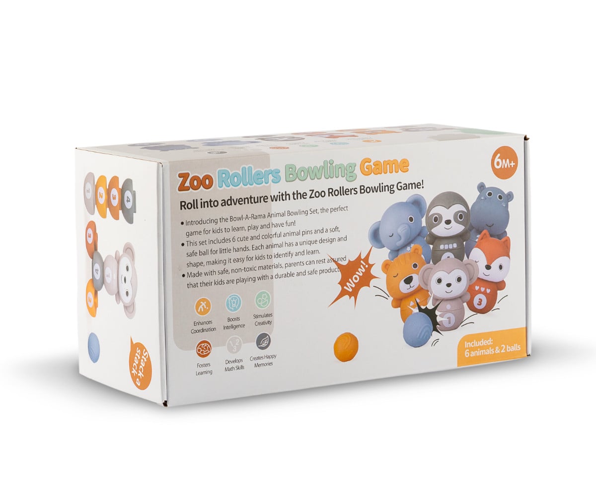 Jeu de Quilles Les Animaux du Zoo