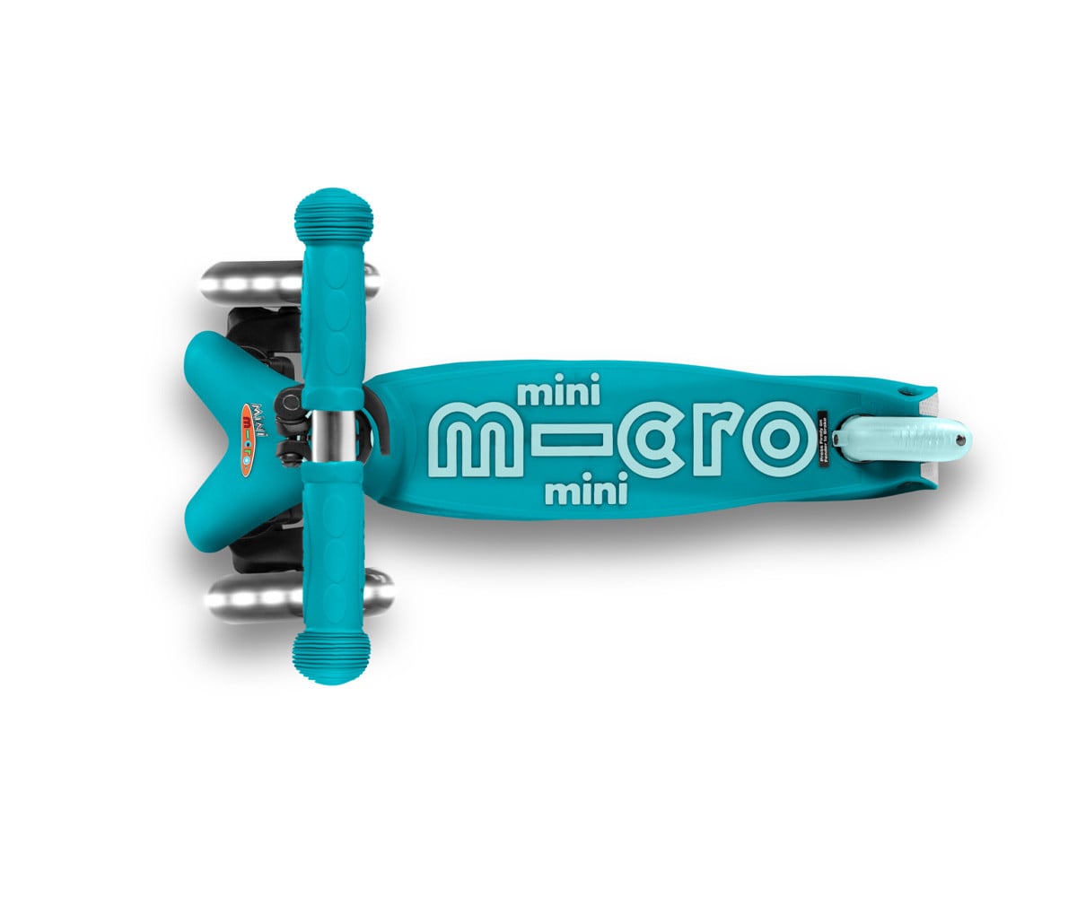 Patinete Mini Micro Deluxe Aqua Luces LED