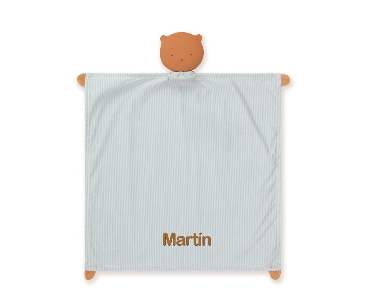 Doudou avec Anneau de Dentition Ourson Personnalisable