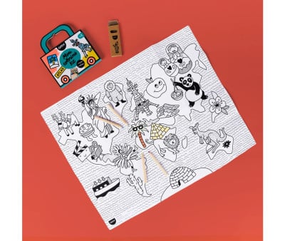 Mini Pocket Omy Atlas à Colorier