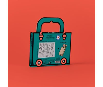 Mini Pocket Omy Atlas à Colorier