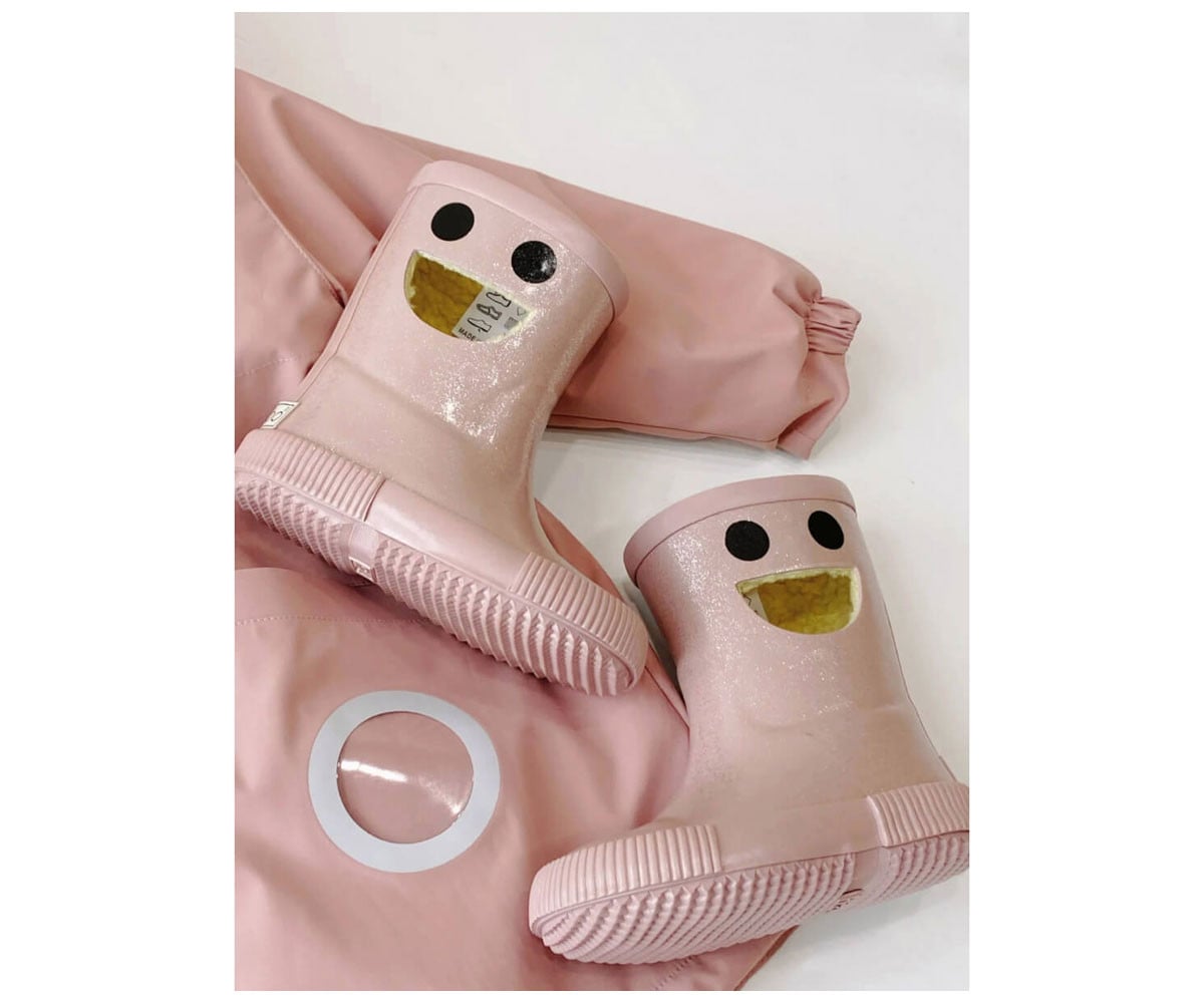 Bottes de Pluie Isothermes en Caoutchouc Naturel Wistiti Pink