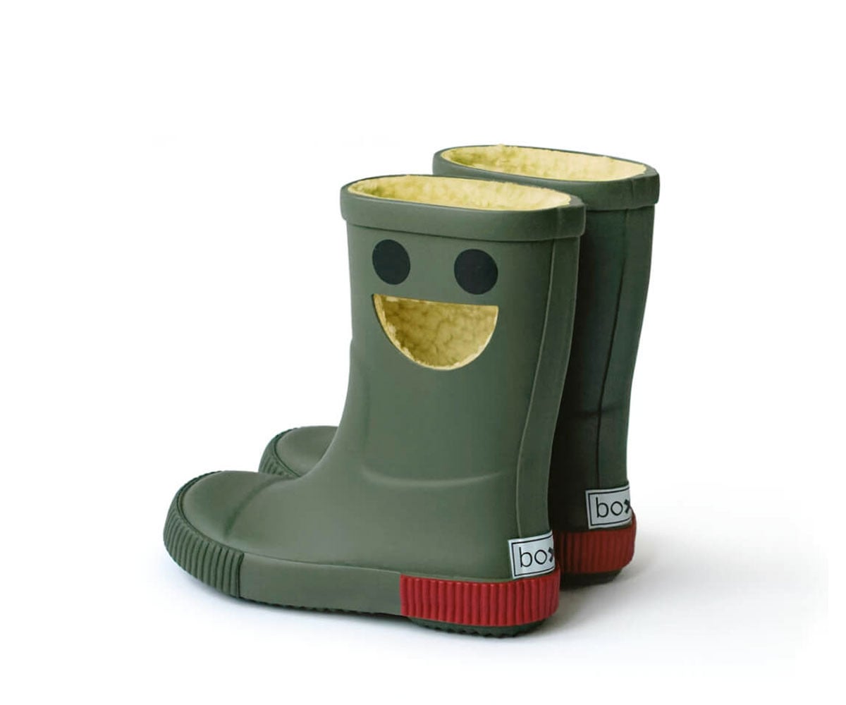 Bottes de Pluie Isothermes en Caoutchouc Naturel Wistiti Forest Green