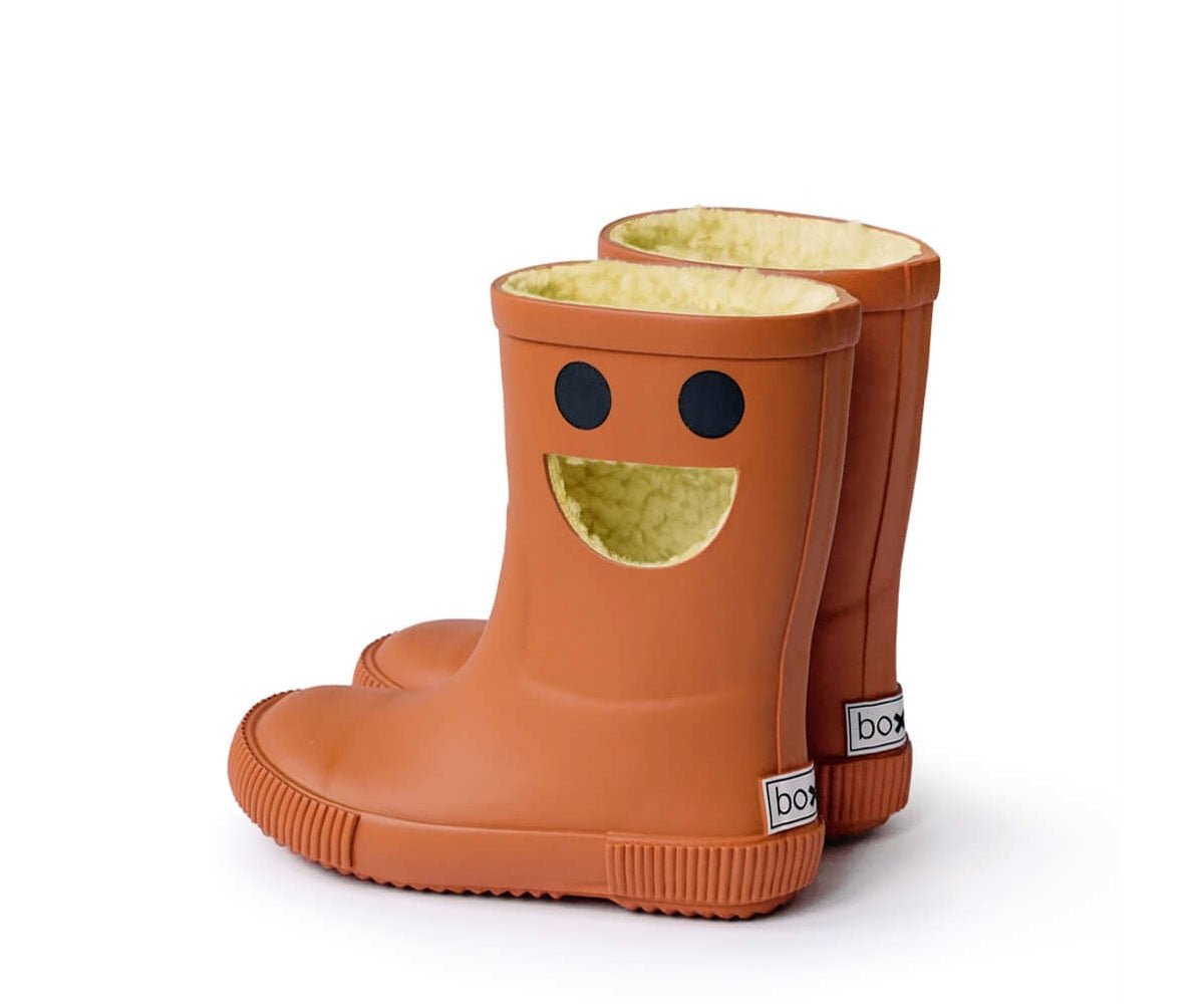 Bottes de Pluie Isothermes en Caoutchouc Naturel Wistiti Brown