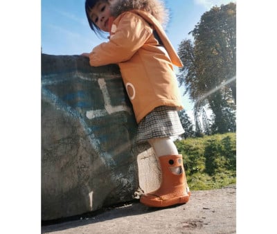 Bottes de Pluie Isothermes en Caoutchouc Naturel Wistiti Brown