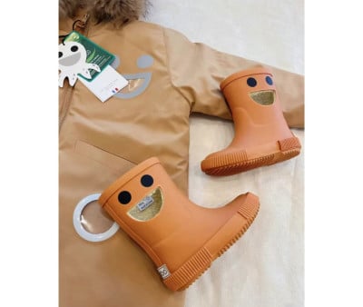 Bottes de Pluie Isothermes en Caoutchouc Naturel Wistiti Brown