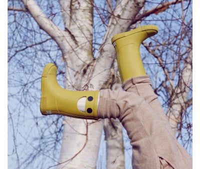 Bottes de Pluie en Caoutchouc Naturel Wistiti Yellow