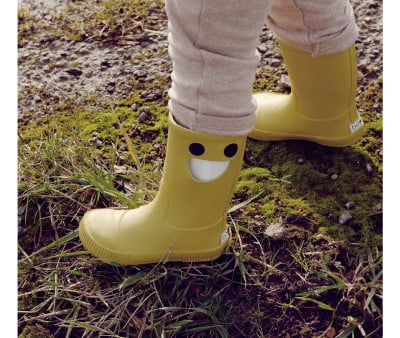 Bottes de Pluie en Caoutchouc Naturel Wistiti Yellow
