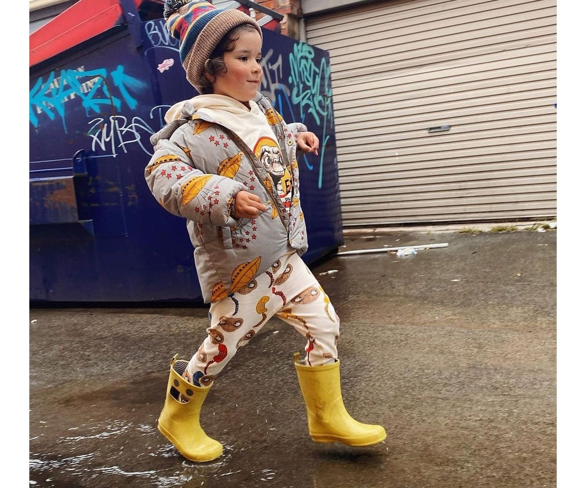 Bottes de Pluie en Caoutchouc Naturel Wistiti Yellow