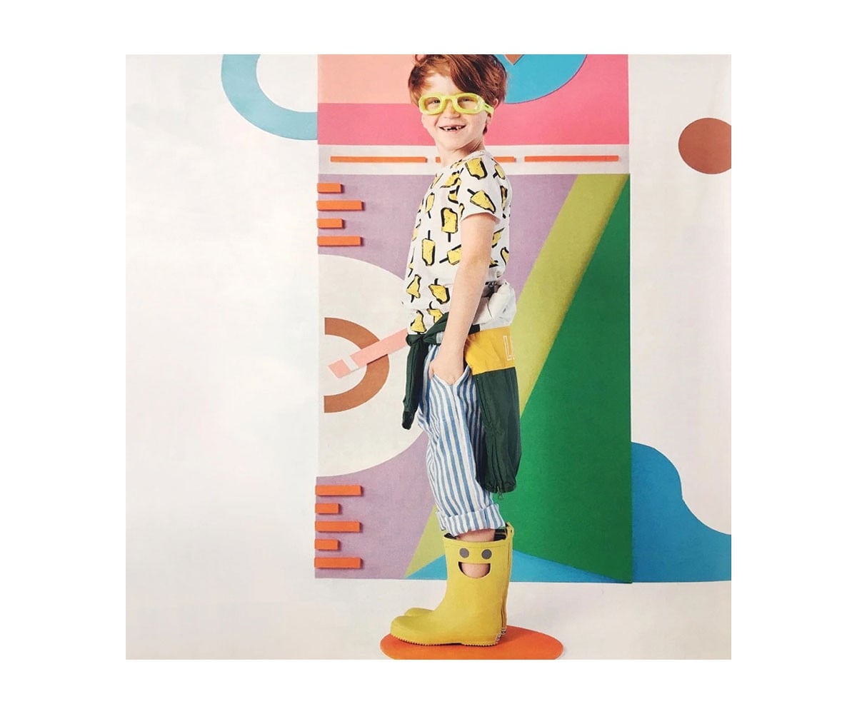 Bottes de Pluie en Caoutchouc Naturel Wistiti Yellow