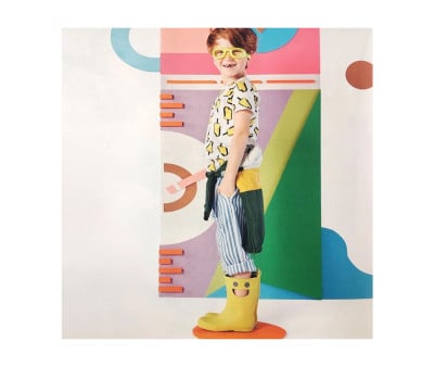 Bottes de Pluie en Caoutchouc Naturel Wistiti Yellow