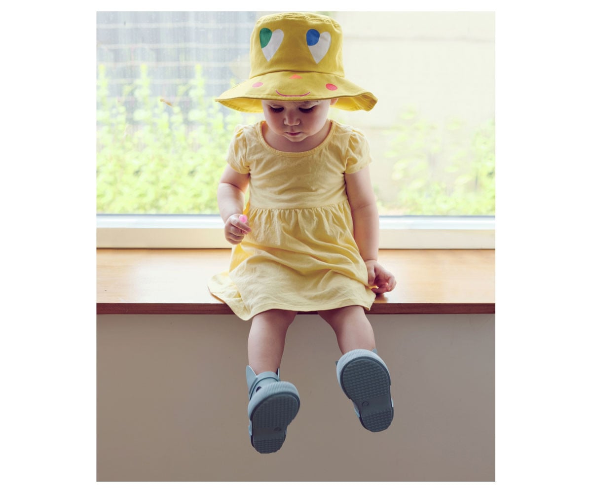 Bottes de Pluie en Caoutchouc Naturel Kerran Platine