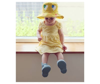 Bottes de Pluie en Caoutchouc Naturel Kerran Platine