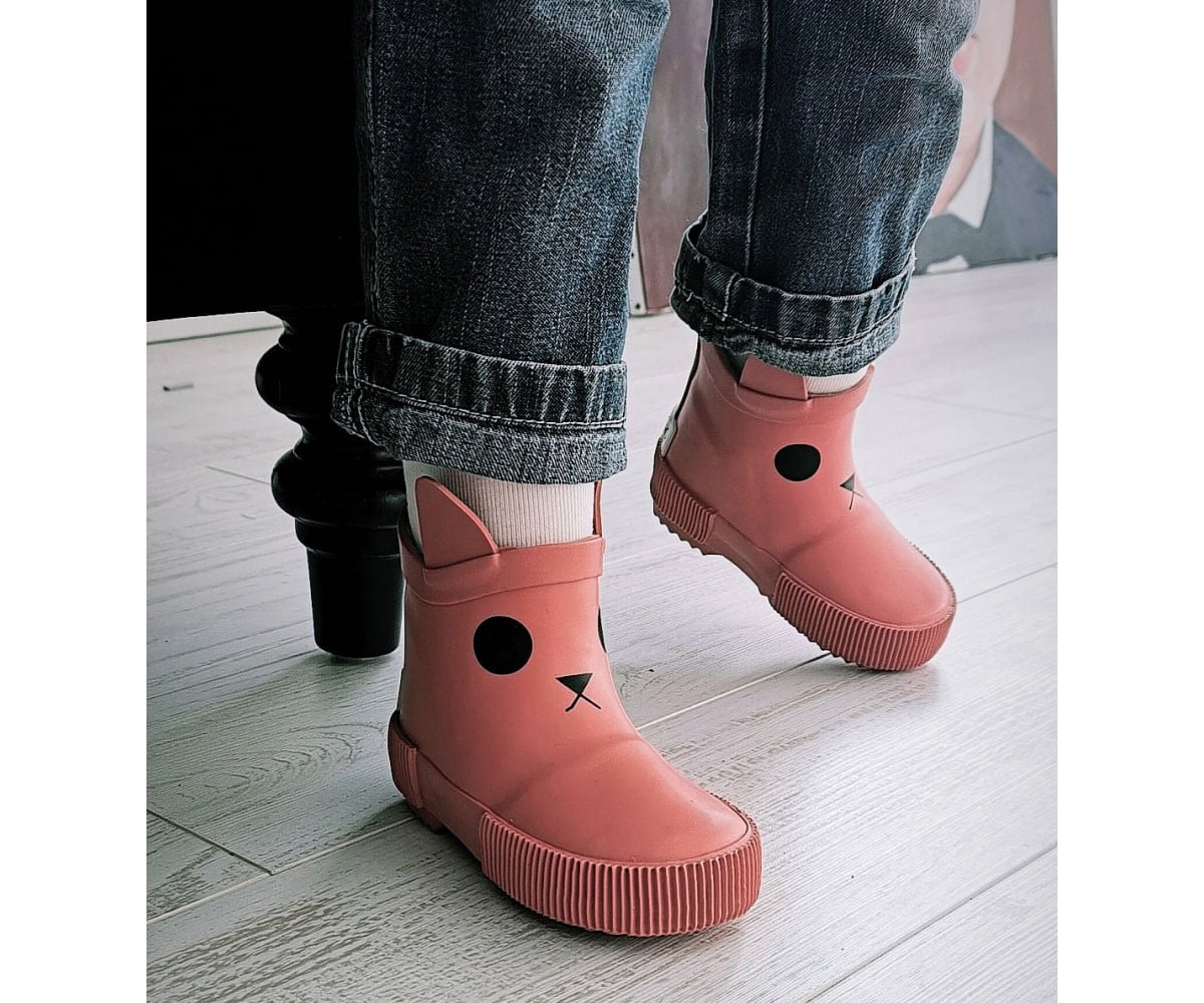 Bottes de Pluie en Caoutchouc Naturel Kerran Pink