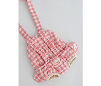 Porte-Poupée Tiny Harlow Vichy Rose