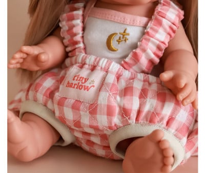 Porte-Poupée Tiny Harlow Vichy Rose